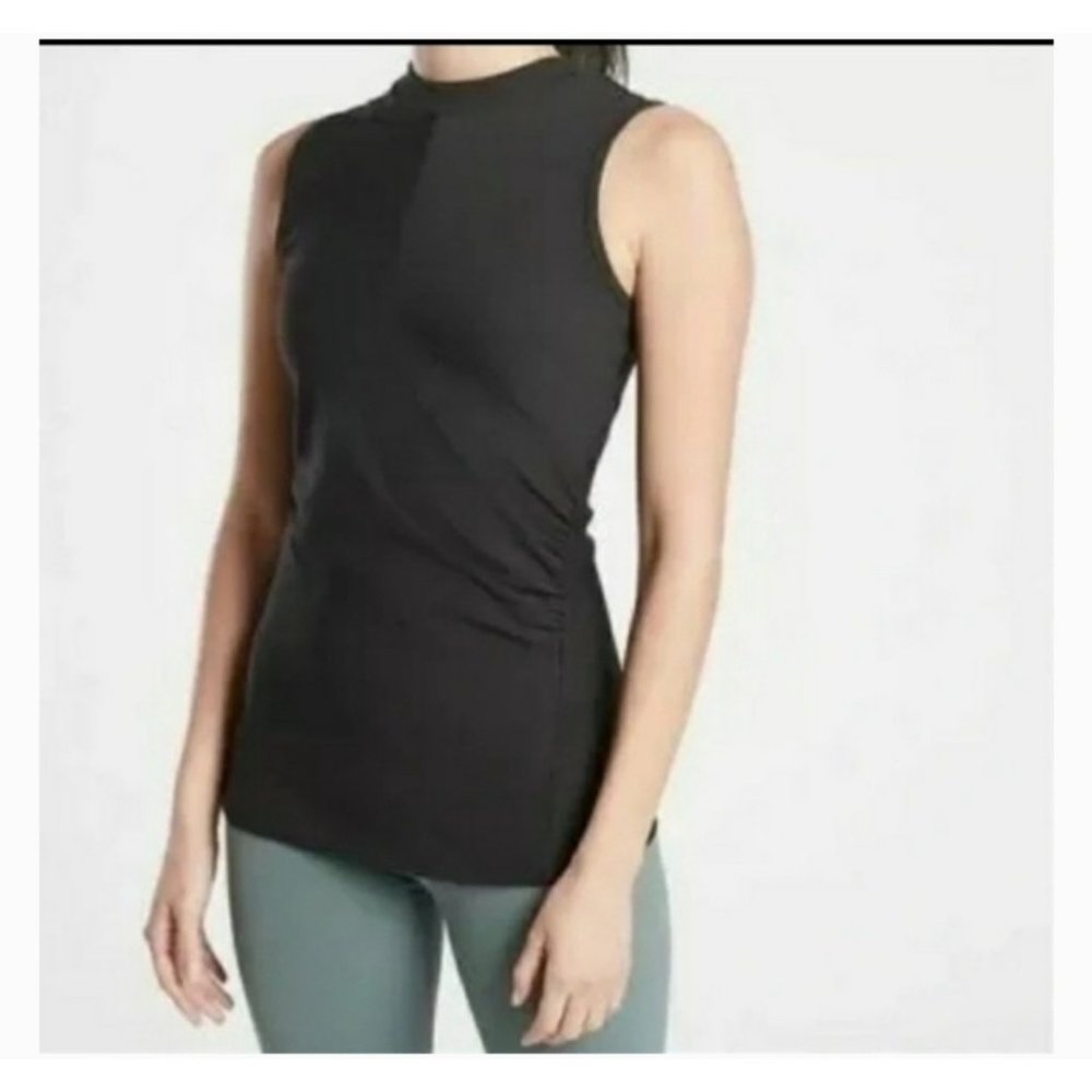New Athleta Bayview Mock Turtleneck Tank   Size XS